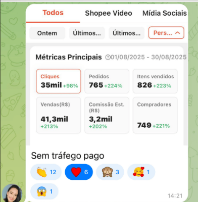 Prova de resultado